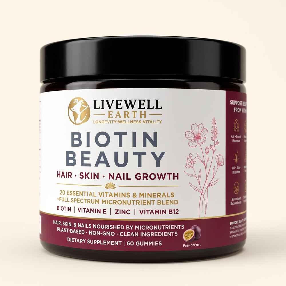 Biotin Beauty Gummies label detail