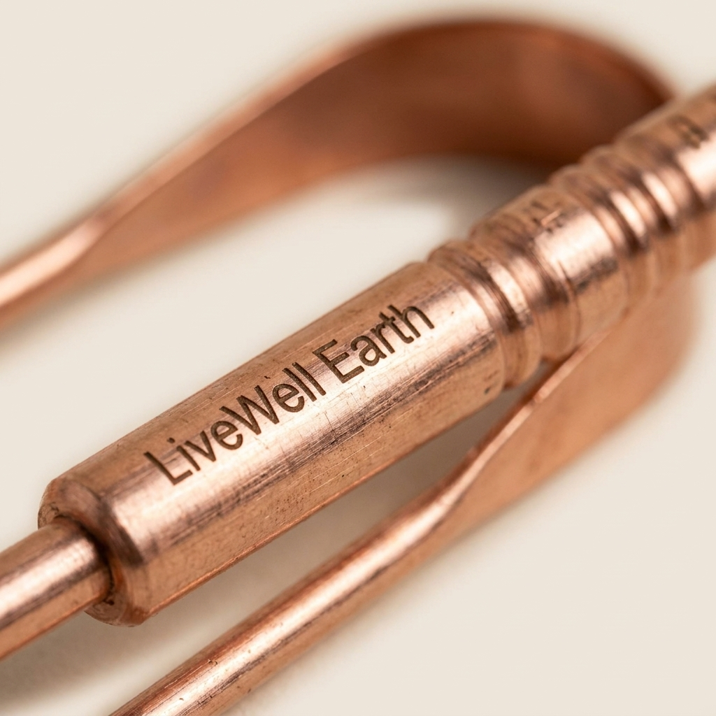 Longevity Pure Copper Tongue Scraper