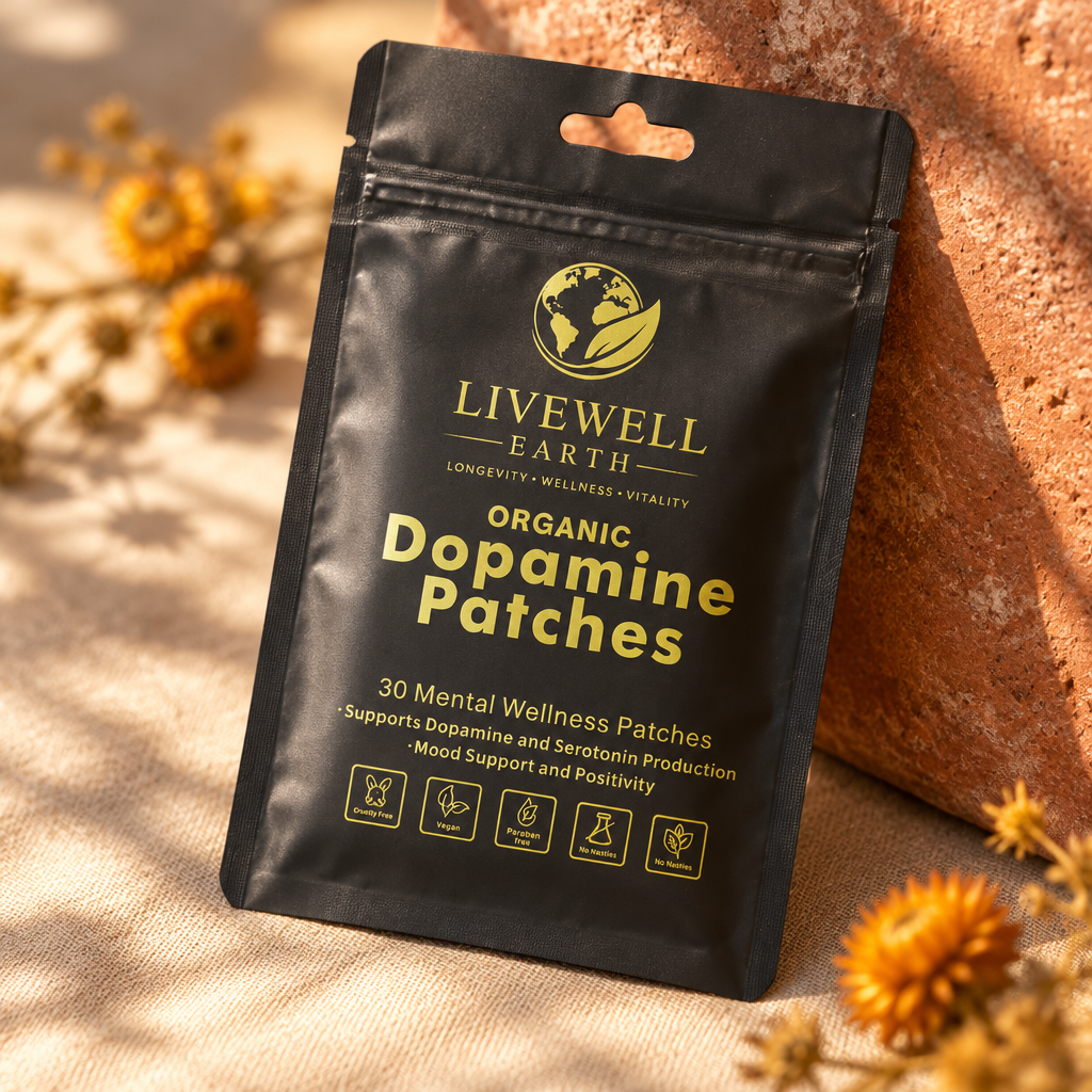Dopamine Patches pouch from above