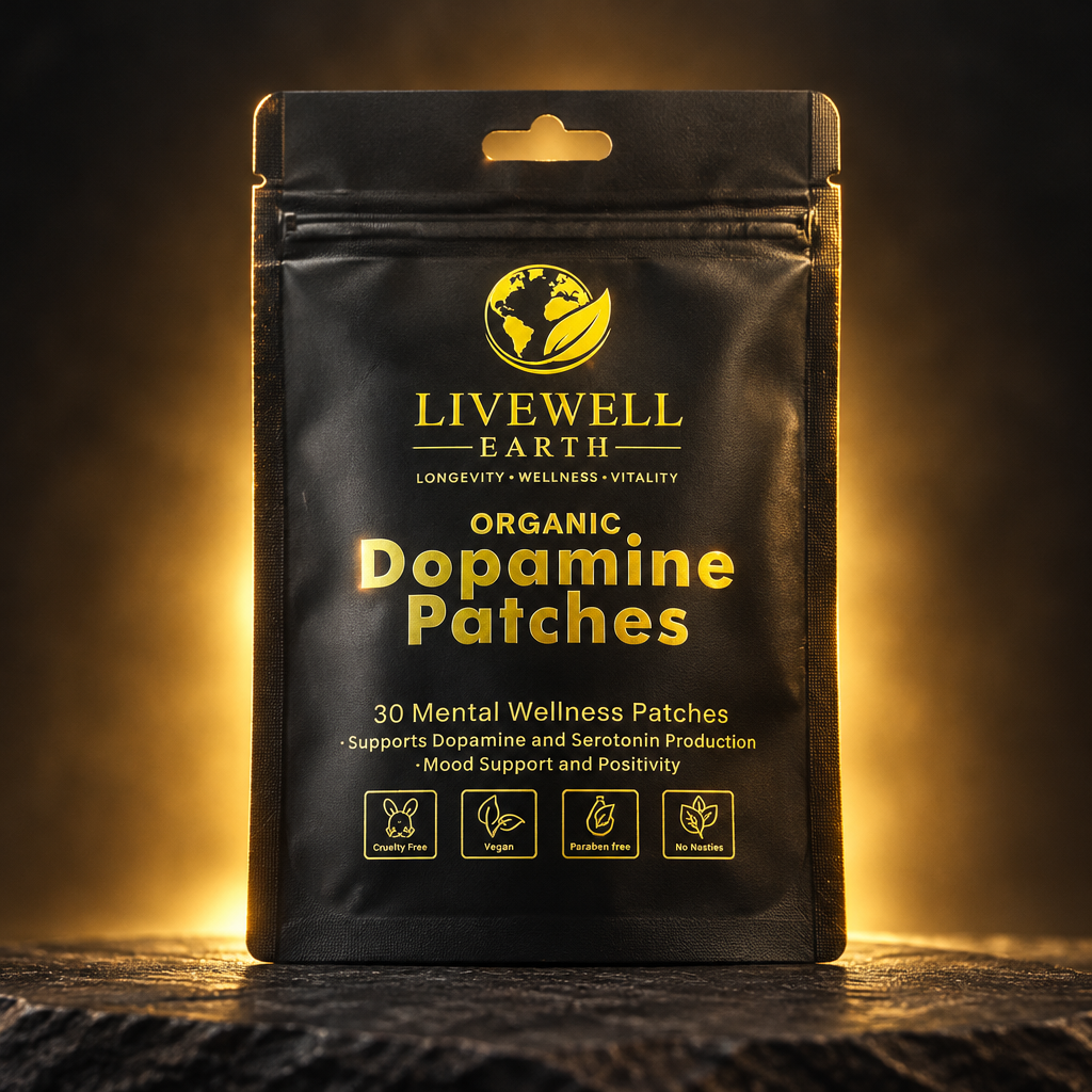 Dopamine Patches pouch, low angle