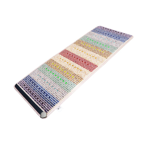 Zenith Mat, the flagship PEMF mat with seven gemstones and 117 red LEDs