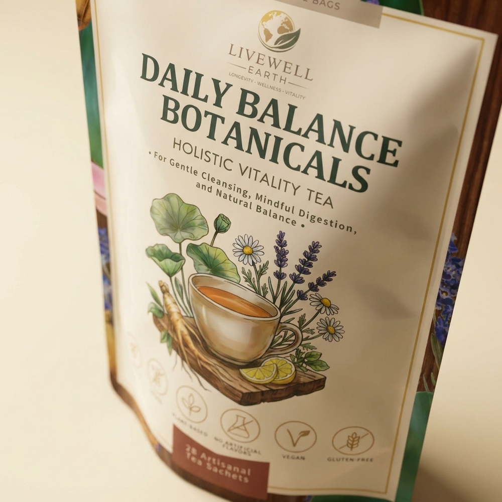 Daily Balance Botanicals · close-up