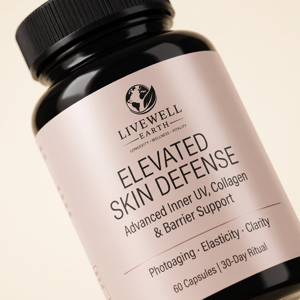 Elevated Skin Defense label close-up