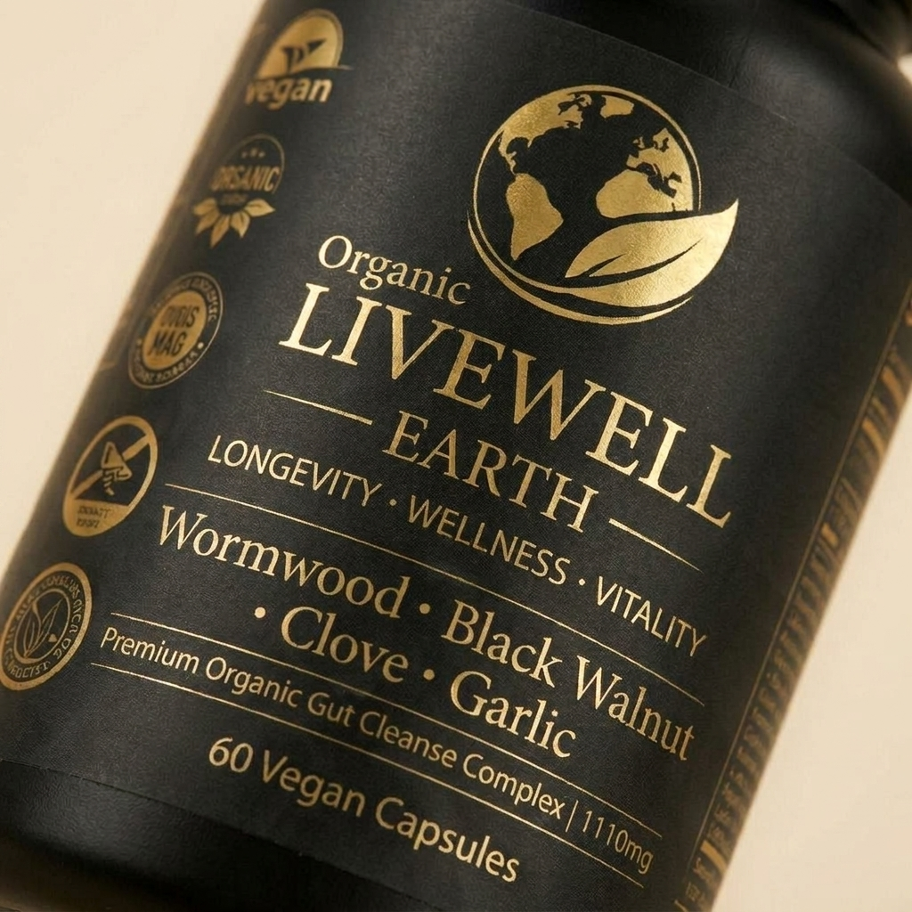 Close-up of the Gut Cleanse Complex label