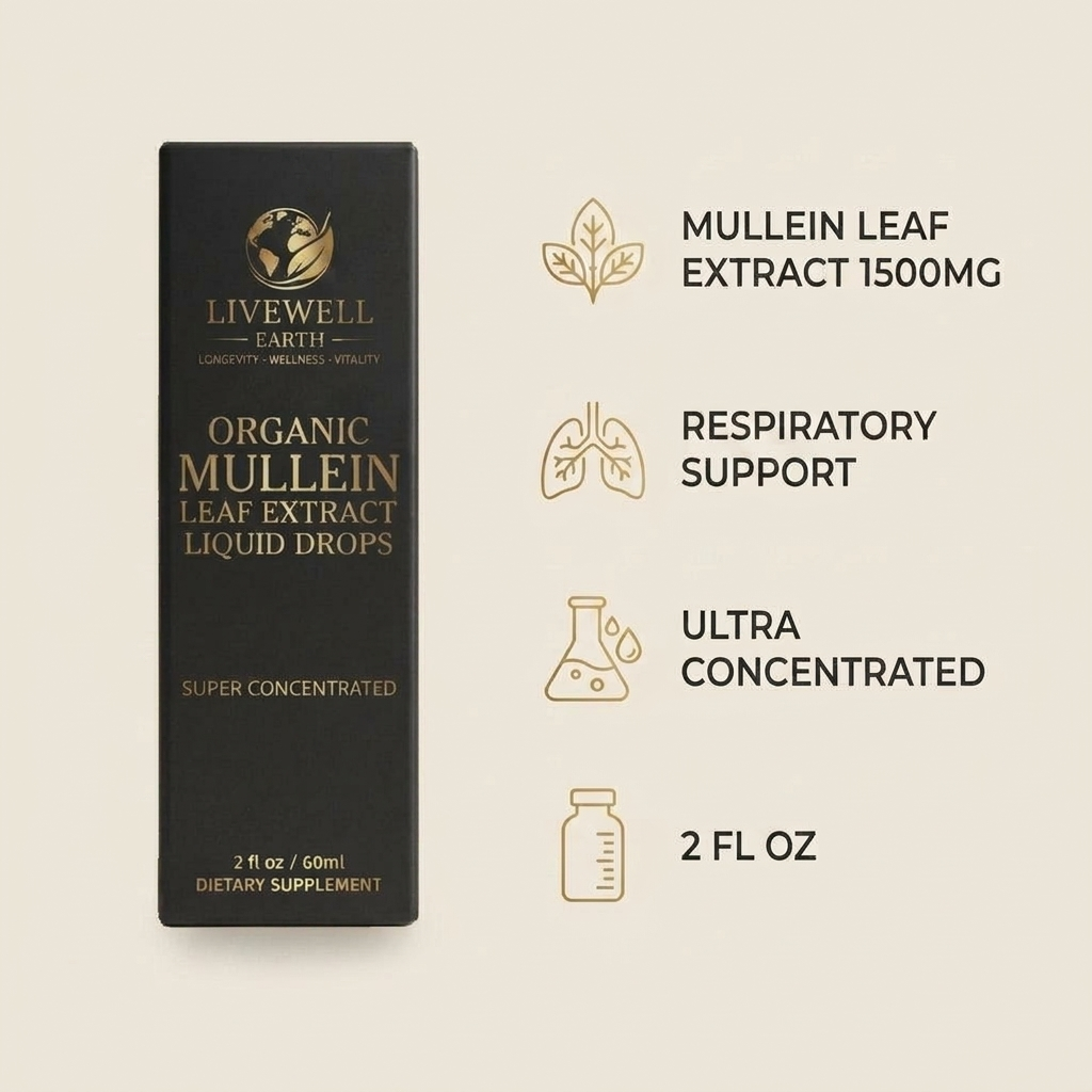 Key ingredients in Mullein Leaf Extract Liquid Drops
