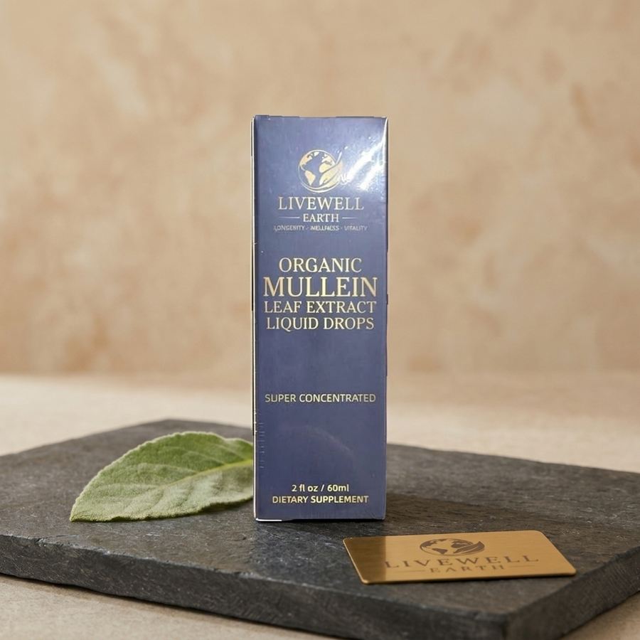Mullein Leaf Extract Liquid Drops 1500mg