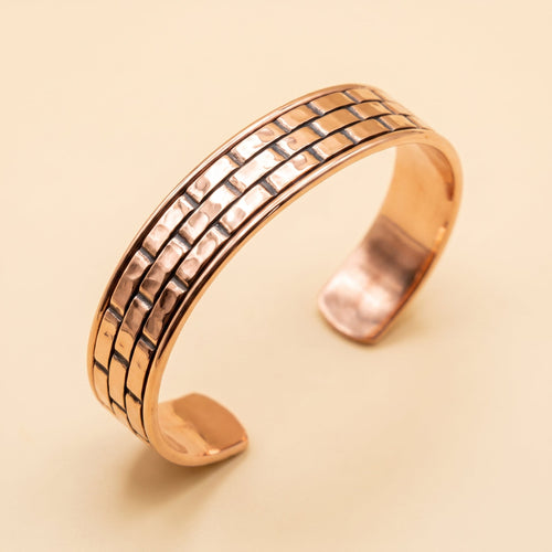 Longevity Copper Band — Basketweave