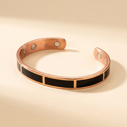 Longevity Copper Band — Black Segment