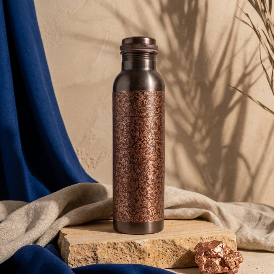 Longevity Pure Copper Water Bottle, 1 L