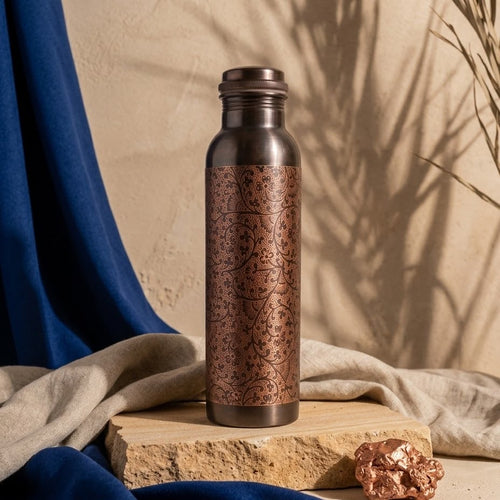 Longevity Pure Copper Water Bottle, 1 L