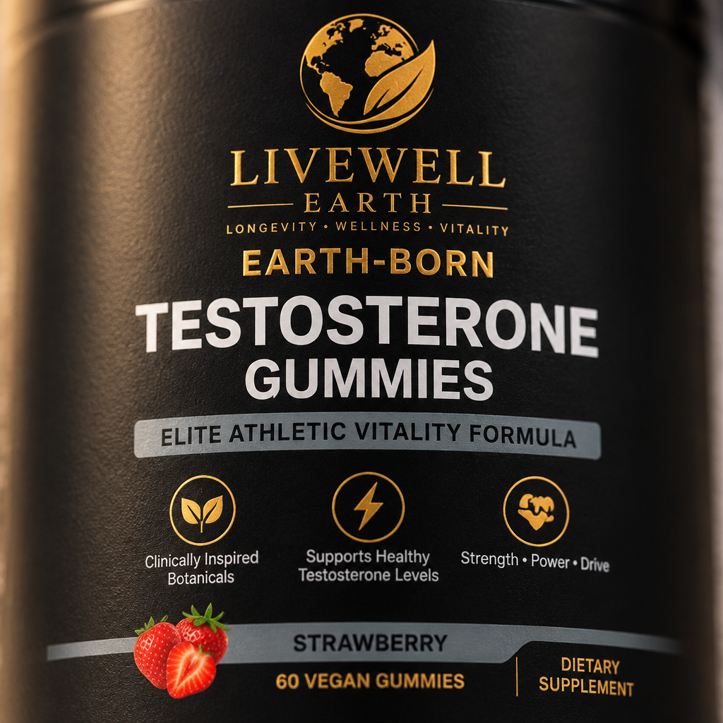 Strawberry: label close-up, Elite Athletic Vitality Formula