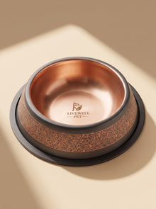 Longevity Copper Pet Bowl Large (1 L)
