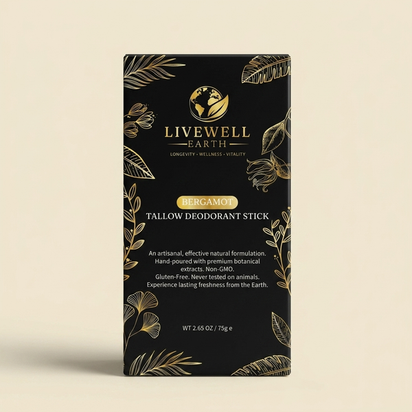 Bergamot Tallow Deodorant Stick