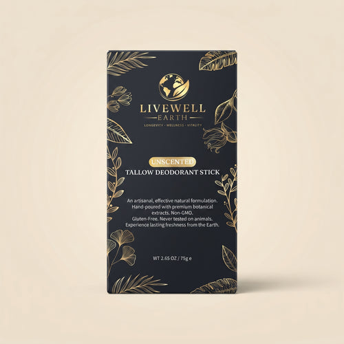 Unscented Tallow Deodorant Stick