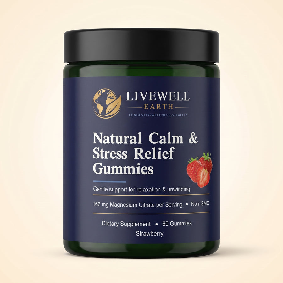 Natural Calm & Stress Relief Gummies