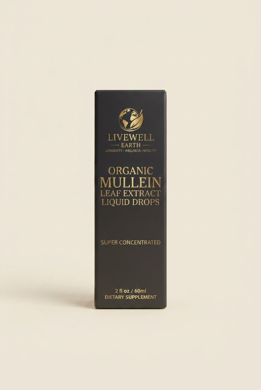 Mullein Leaf Extract Liquid Drops 1500mg