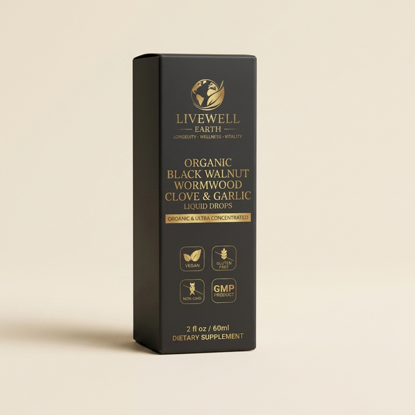 Black Walnut Wormwood Clove & Garlic Liquid Drops