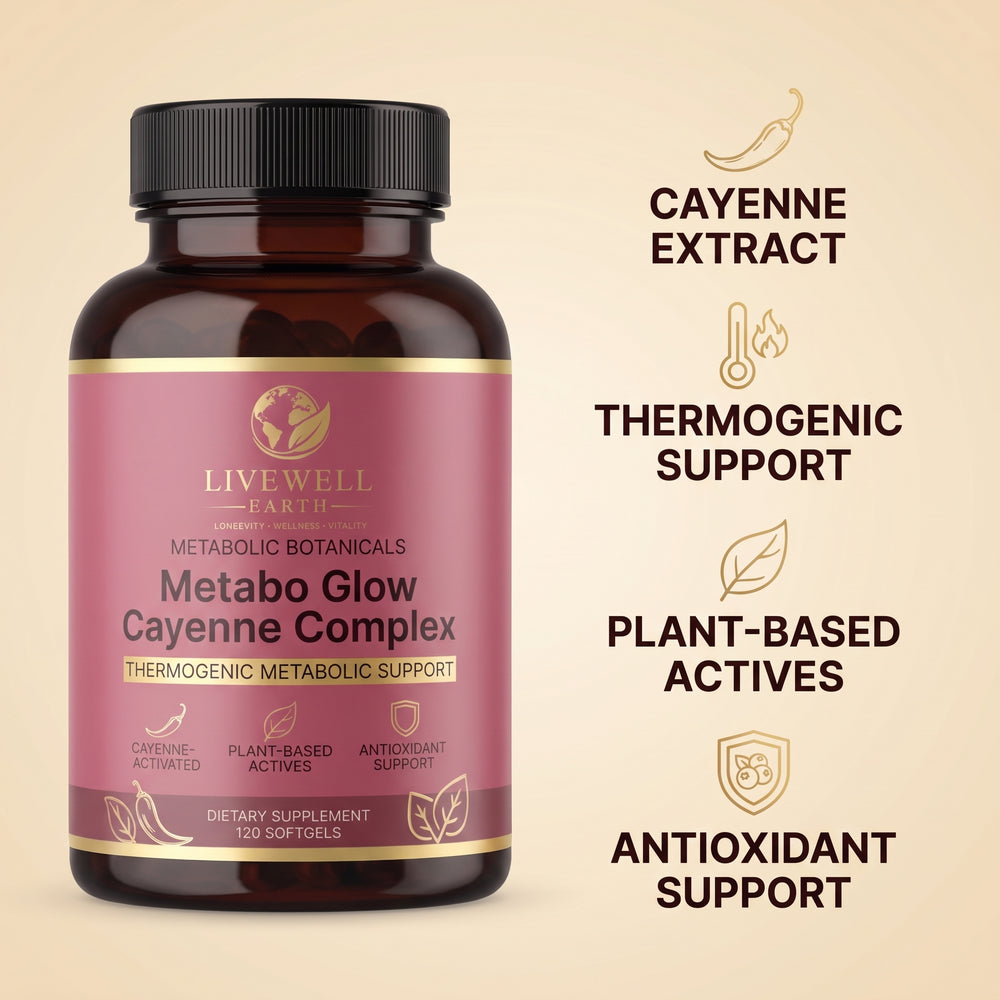 Key ingredients in Metabo Glow Cayenne Complex
