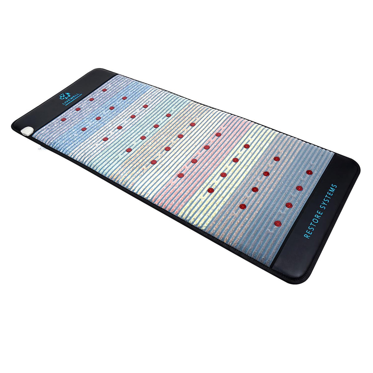 Resonance Mat, oversized PEMF mat with ten gemstones